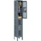 Global Industrial Ventilated Door Locker, 12 in W, 18 D, 78 in H, Dark Gray 493748GY - alternate 3